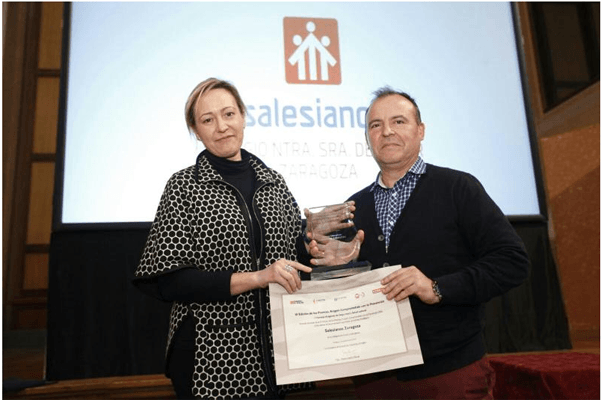 El colegio Salesiano de Zaragoza galardonado con el Primer Premio en el VI Premio “Aragón comprometido con la prevención”