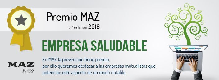 MAZ abre el plazo para optar a sus Premios Empresa Saludable