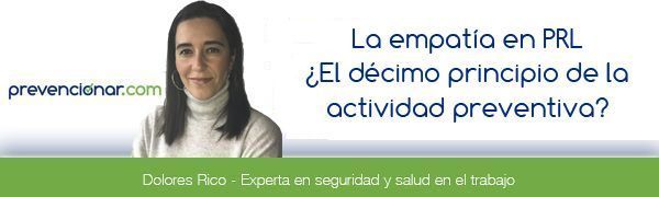 La empatía en PRL. ¿El décimo principio de la actividad preventiva?