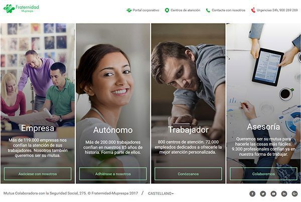 Fraternidad-Muprespa rediseña su portal Web