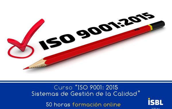 Curso OnLine - ISO 9001: 2015 Sistemas de Gestión de la Calidad