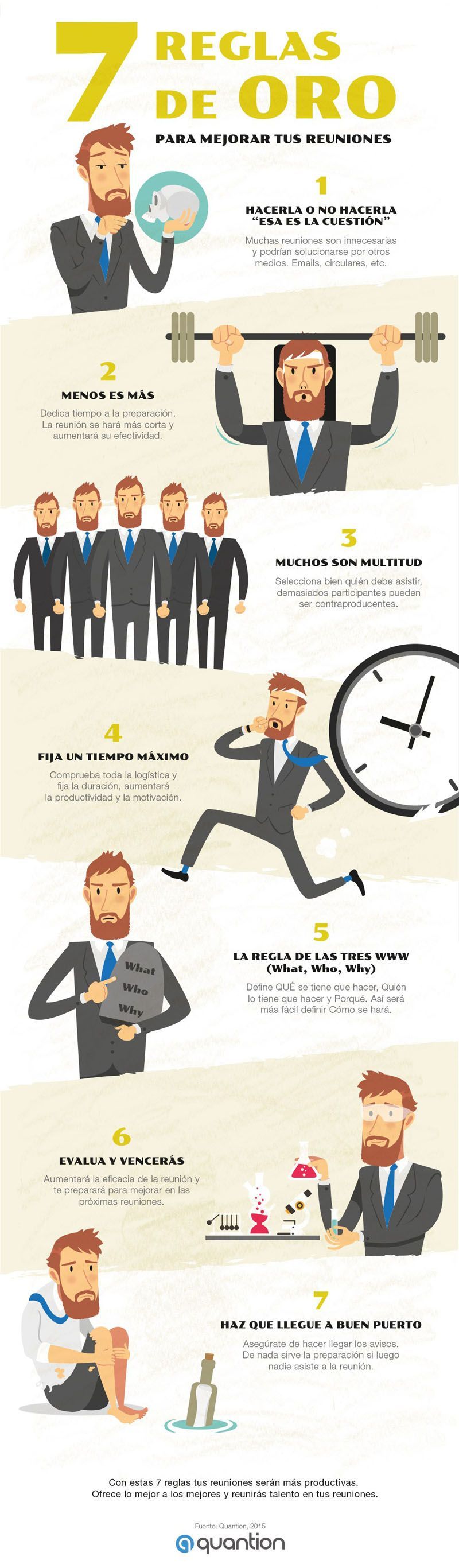 7 reglas para mejorar tus reuniones
