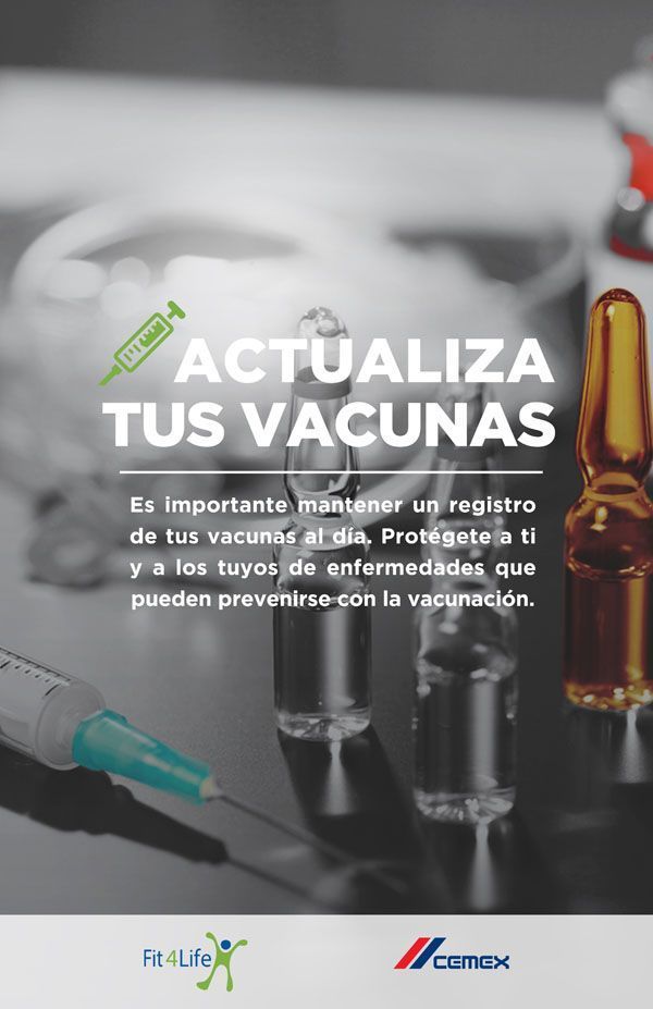 Actualiza tus Vacunas