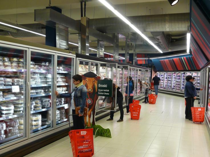 Las tiendas EROSKI de nueva generación ahorran un 60% en el consumo energético
