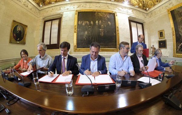 Acuerdo contra la siniestralidad laboral en Sevilla