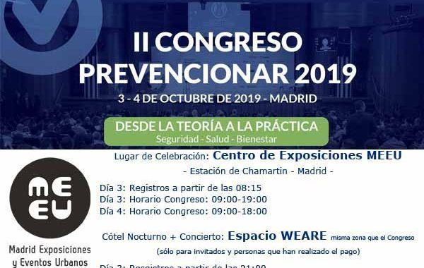 Dos días para que arranque el II Congreso Prevencionar