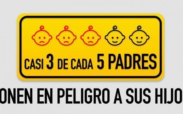 Más de la mitad de los padres ponen en peligro a sus hijos en el coche