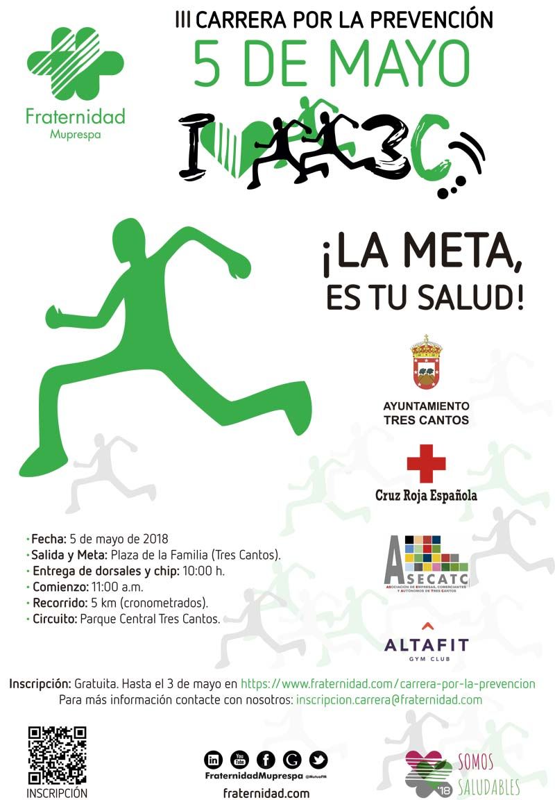 III Carrera por la prevención de Fraternidad-Muprespa #28PRL