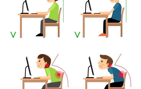 Ergonomía en trabajos de oficina