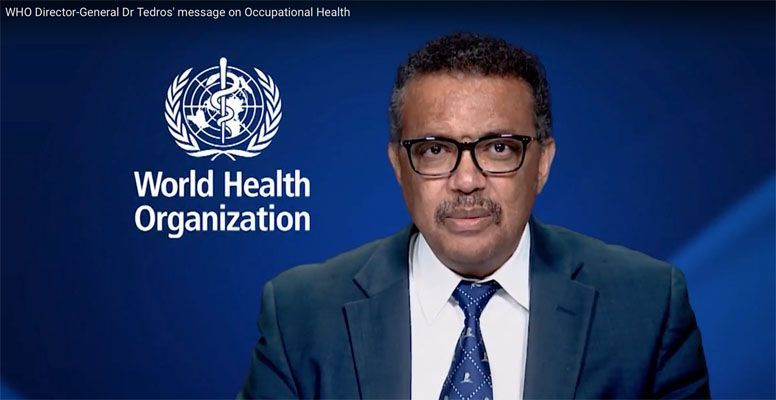 Mensaje del Dr. Tedros, Director General de la OMS, sobre salud laboral