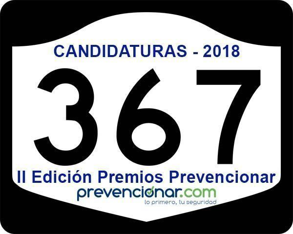 Presentadas 367 candidaturas a los Premios Prevencionar 2018