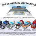 luz azul prioridad