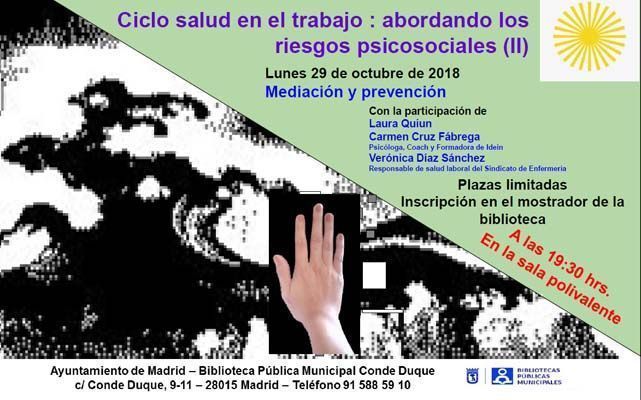 Ciclo salud en el trabajo: abordando riesgos psicosociales