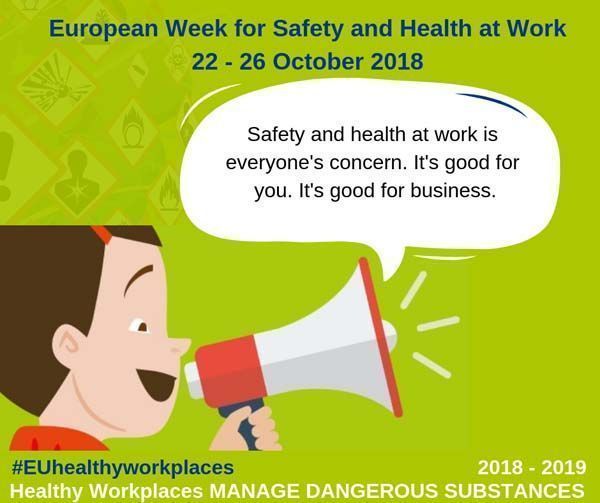 La Semana Europea para la Seguridad y la Salud en el Trabajo 2018 a la vuelta de la esquina