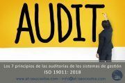 ¿Conoces los 7 principios de las auditorías de los sistemas de gestión?