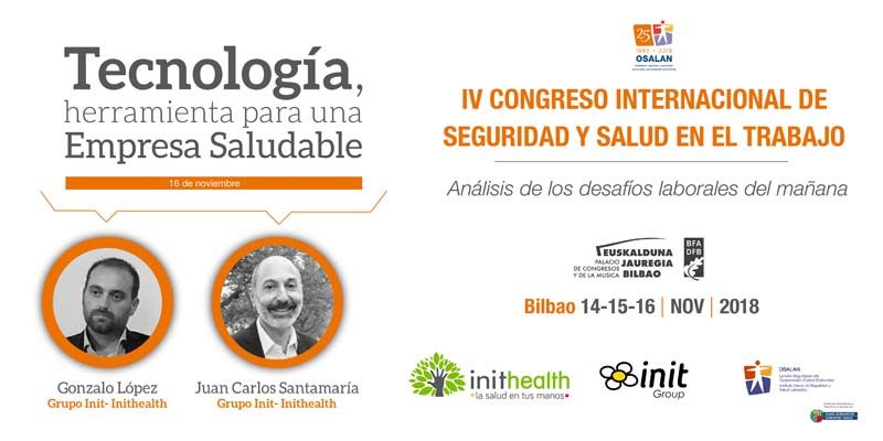 Inithealth participa en el IV Congreso Internacional de Seguridad y Salud en el Trabajo de Osalan