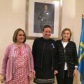 Myriam Hernández Hernández, directora del Instituto Asturiano de Prevención de Riesgos Laborales del Principado, ha recibido  la medalla al Medalla al Mérito de la Seguridad Vial