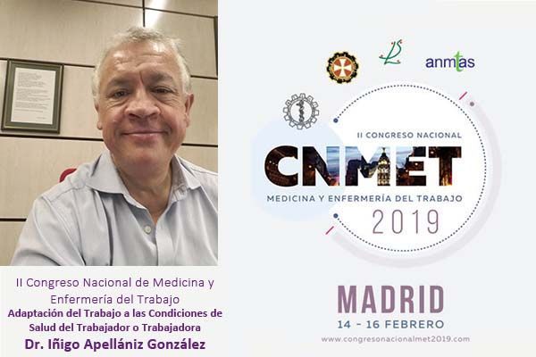 CNMET2019: Adaptación del trabajo a las condiciones de salud del trabajador o trabajadora