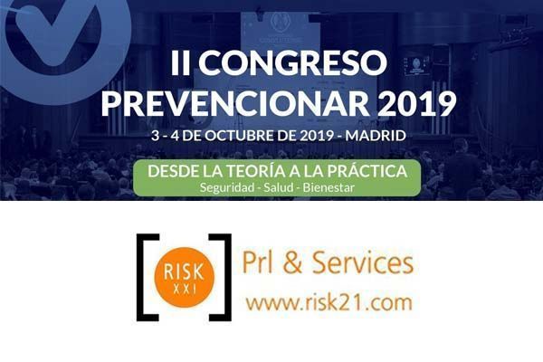 RISK XXI - Prl & Services patrocinador del II Congreso Prevencionar 2019
