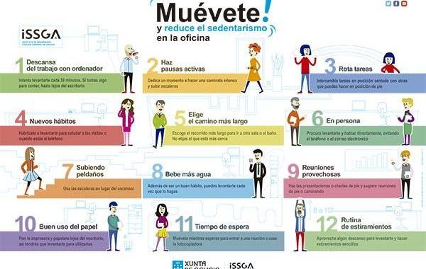 Muévete! Y reduce el sedentarismo en la oficina