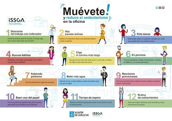 Muévete! Y reduce el sedentarismo en la oficina