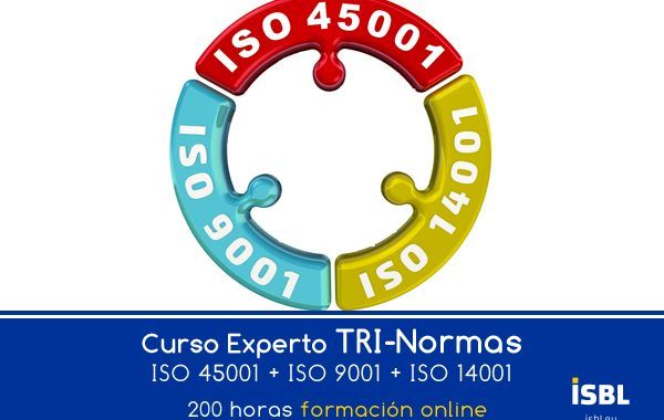 Curso Online: Experto TRI Normas: ISO 45001 + ISO 9001 + ISO 14001