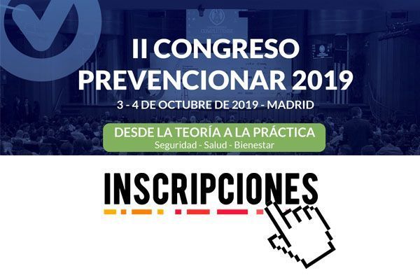II Congreso Prevencionar 2019 ¿aún no has realizado tu inscripción?
