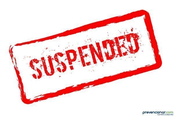 Suspensión del sistema de reducción de las cotizaciones por contingencias profesionales por disminución de la siniestralidad laboral