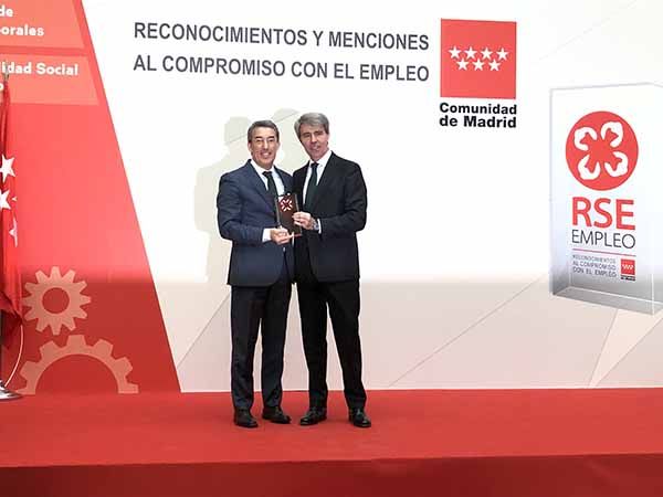 Mutua Universal recibe la Mención especial en Prevención de Riesgos Laborales de la Comunidad de Madrid