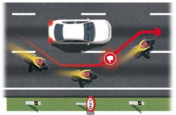 10 infracciones peligrosas para trabajadores con motos