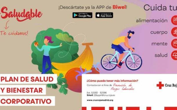 Cruz Roja Madrid inicia el programa +Saludable a través de la plataforma Biwel