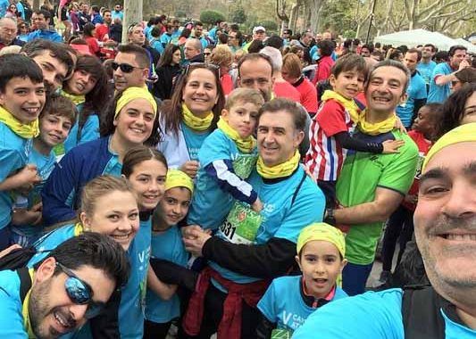 Carrera solidaria de los empleados de Cemex en Aragón