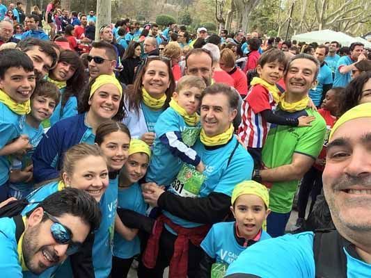 Carrera solidaria de los empleados de Cemex en Aragón