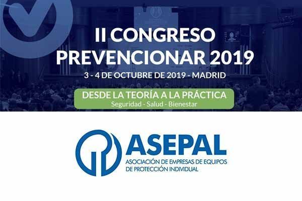 La Asociación de Empresas de Equipos de Protección Individual (ASEPAL) se suma al II Congreso Prevencionar