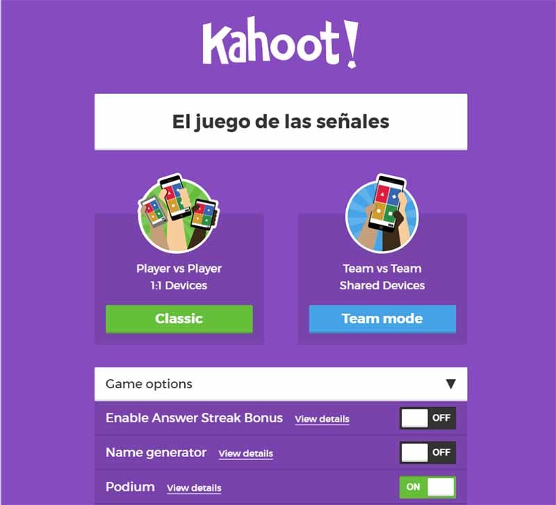El juego de las señales El juego de las señales