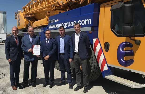 Eurogrúas Occidental, primera empresa de su sector en obtener la certificación ISO 45001