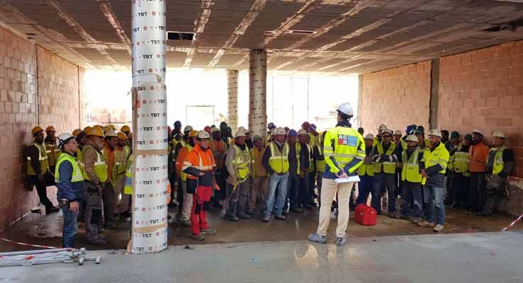 CR Grupo se mantiene a la cabeza de las constructoras con menor siniestralidad en España