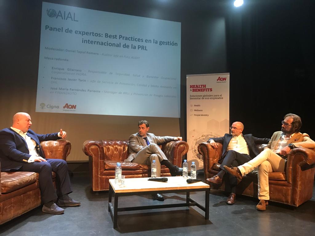 AIAL analiza las mejores prácticas en la Gestión de PRL en Movilidad Internacional