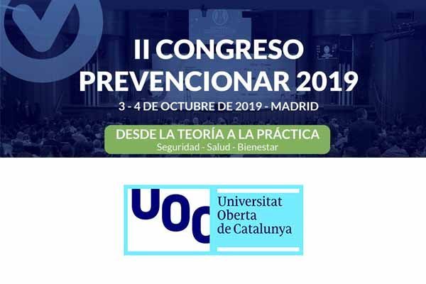La Universitat Oberta  de Catalunya (UOC) se suma al II Congreso Prevencionar 2019
