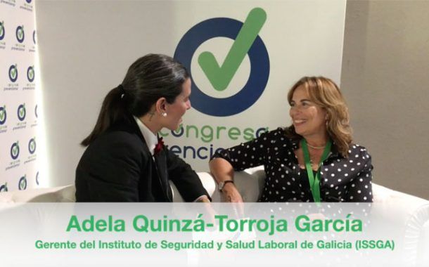 Entrevista a Dª Adela Quinzá-Torroja García en el «Chester» del Congreso Prevencionar