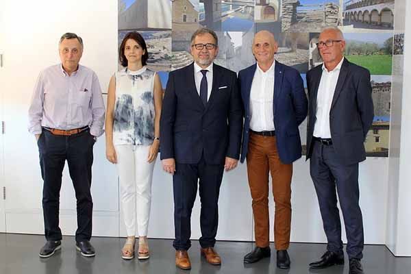 El presidente de la Diputación de Castellón, José Martí, visita el hospital de Unión de Mutuas y destaca que es una referencia nacional en el sector