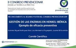 2º Clasificado en el Concurso de POSTERS del II Congreso Prevencionar: Henkel Ibérica