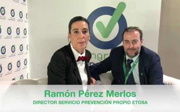 Entrevista a D. Ramón Pérez Merlos en el «Chester» del Congreso Prevencionar
