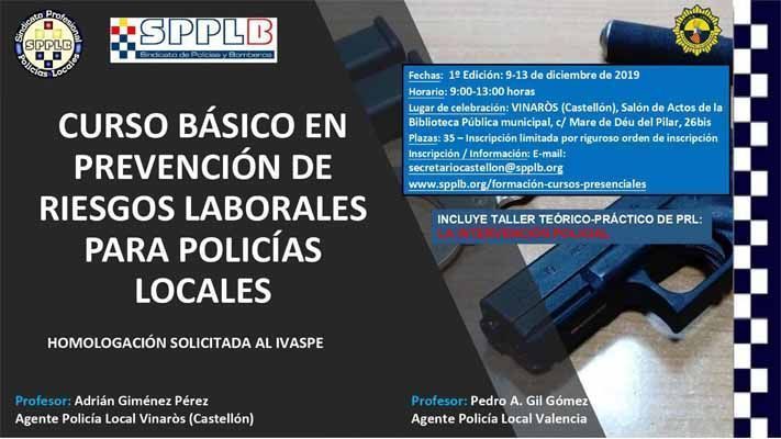 “LA FORMACION BÁSICA EN PREVENCIÓN DE RIESGOS LABORALES DE LAS POLICÍAS LOCALES: UNA ASIGNATURA PENDIENTE”