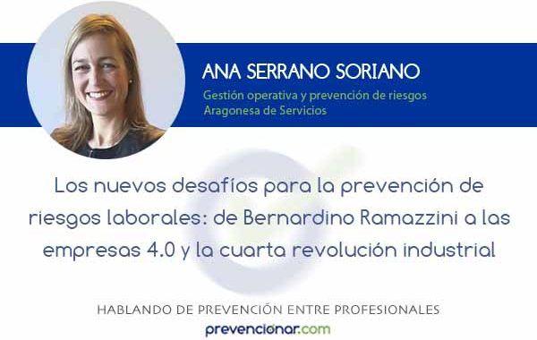 De Bernardino Ramazzini a las empresas 4.0 y la cuarta revolución industrial