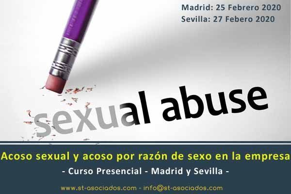 Curso: Acoso sexual y acoso por razón de sexo en la empresa