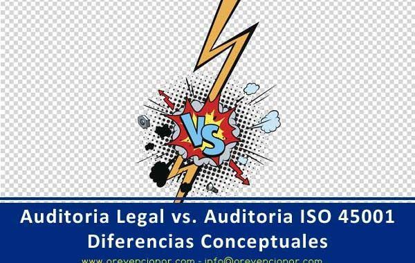 Auditoria Legal vs. Auditoria ISO 45001: Diferencias Conceptuales