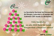 Feliz Navidad y un año 2020 lleno de Salud, Prosperidad y Bienestar Laboral: CSIF PRL