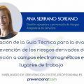 Presentación de la Guía Técnica para la evaluación y prevención de los riesgos derivados de la exposición a campos electromagnéticos en los lugares de trabajo