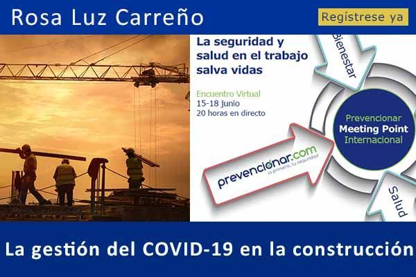 #webinar La gestión del COVID-19 en la construcción